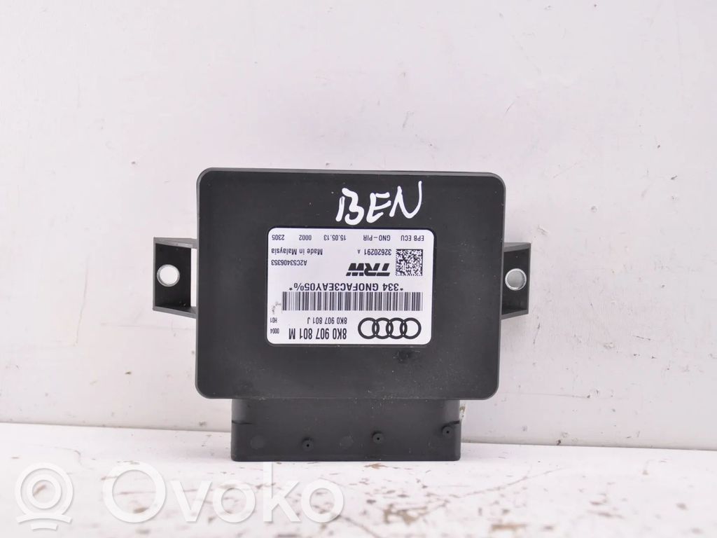 Audi A4 S4 B8 8K Rear brake EMF control unit/module 