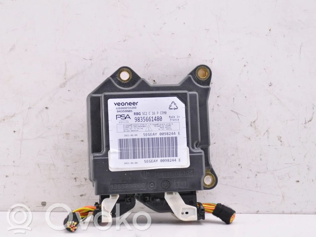 Opel Mokka B Sterownik / Moduł Airbag 