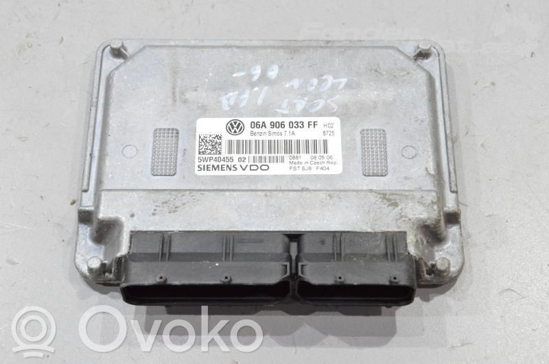 Engine control unit/module ECU   5WP40455,06A906033FF