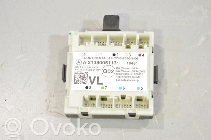 Unité de commande module de porte   A2139005113