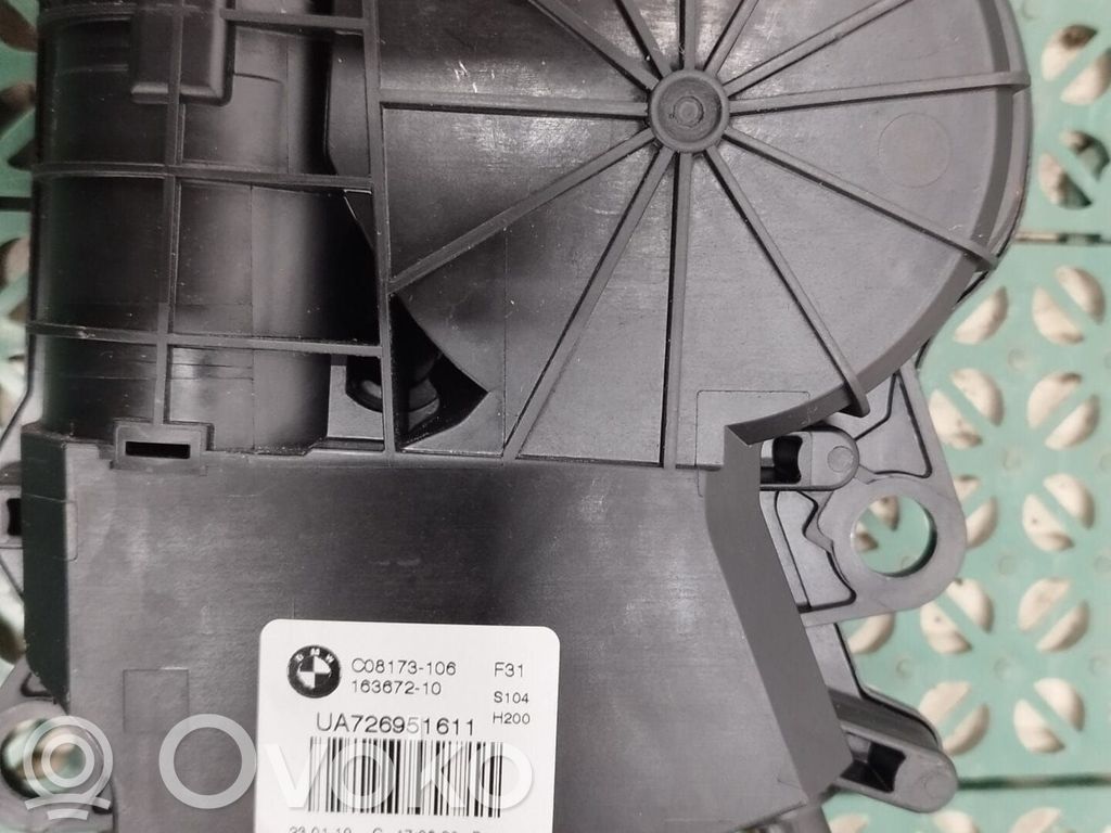 BMW 3 F30 F35 F31 Blocco/chiusura/serratura del portellone posteriore/bagagliaio 
