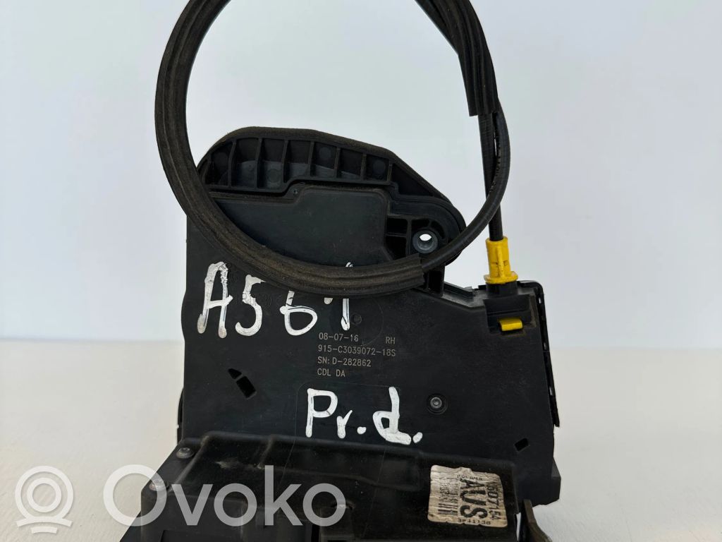 Opel Astra K Serrure de porte avant 