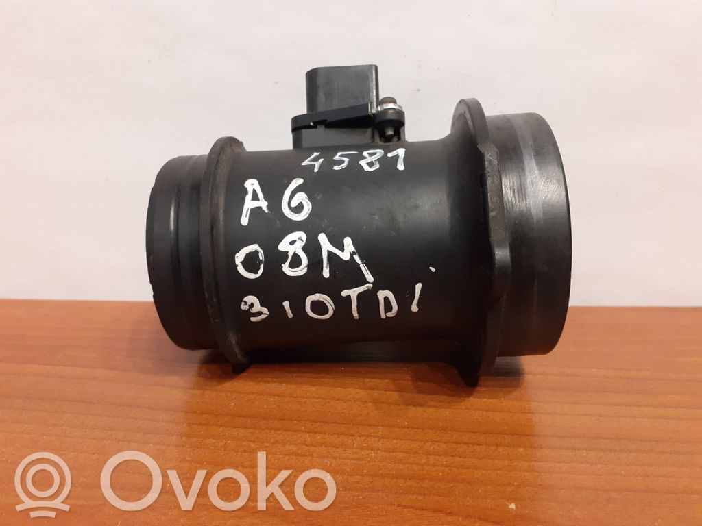 Audi A6 S6 C6 4F Mass air flow meter 