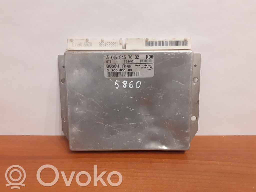 ABS control unit/module   0155457632,5860,0265106113