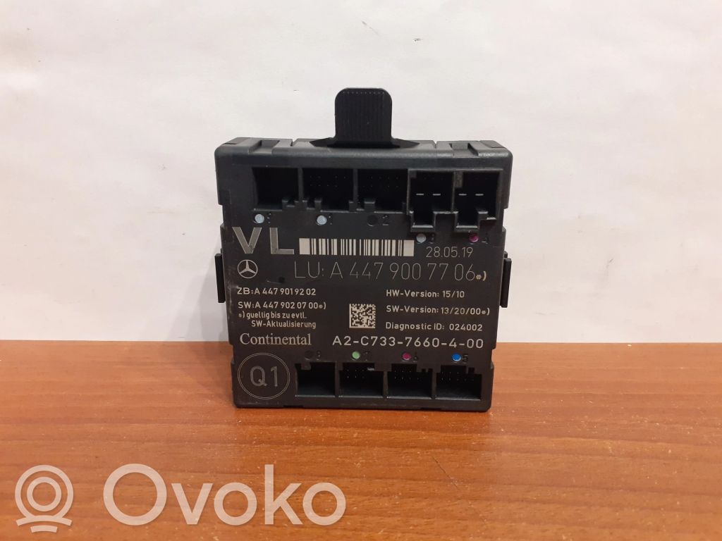 Mercedes-Benz Vito Viano W447 Durvju vadības bloks 