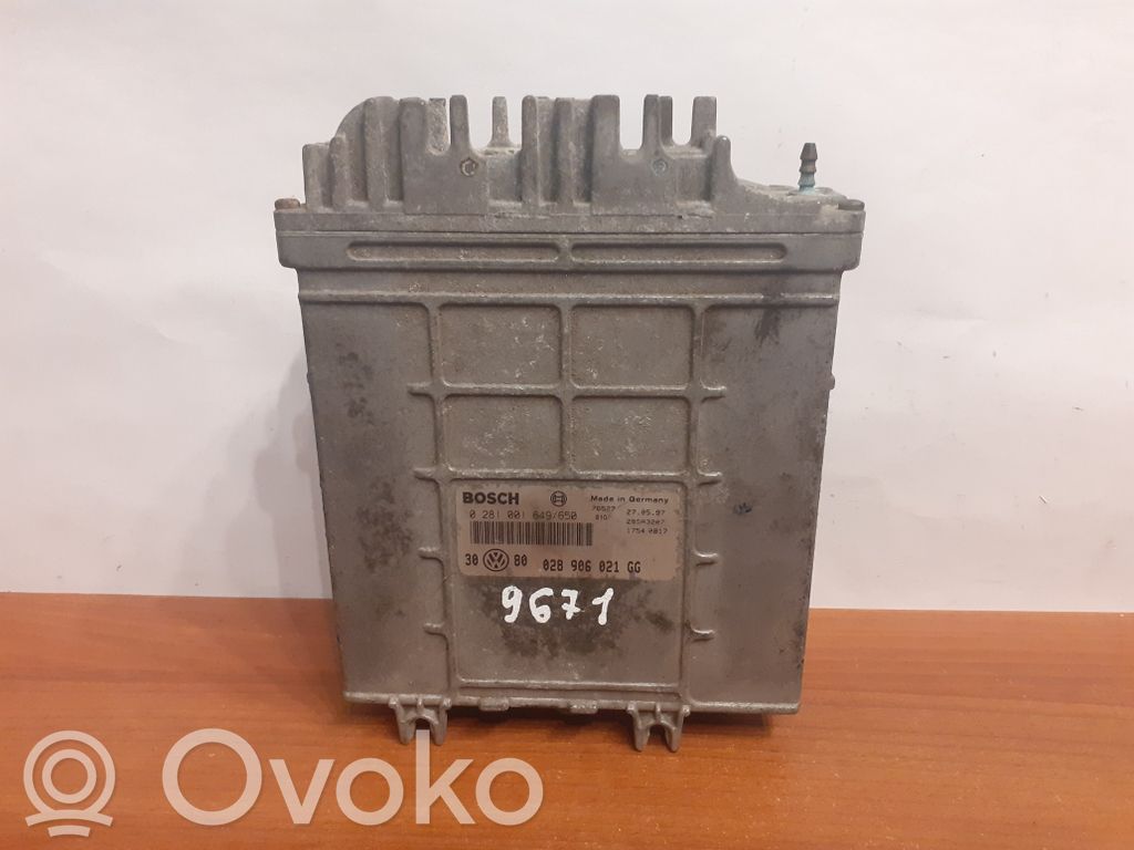 Engine control unit/module   028906021,9671,0281001649