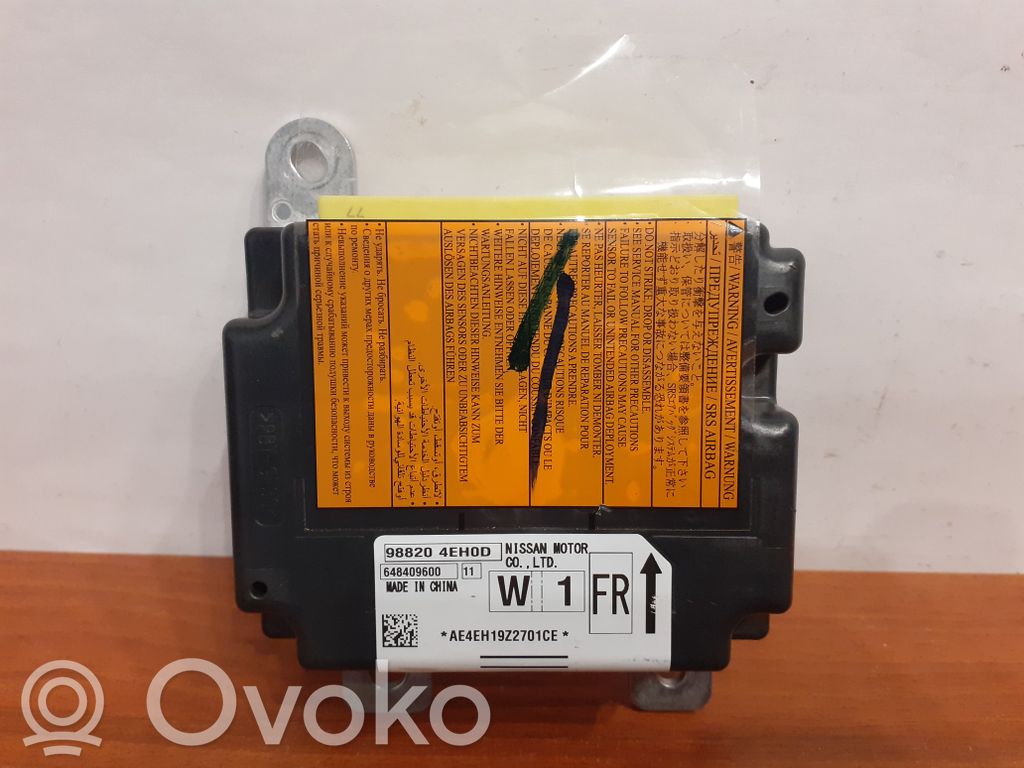 Nissan Qashqai Sterownik / Moduł Airbag 