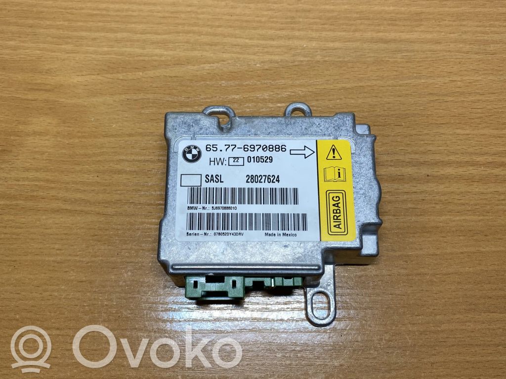 BMW 7 E65 E66 Gaisa spilvenu vadības bloks 