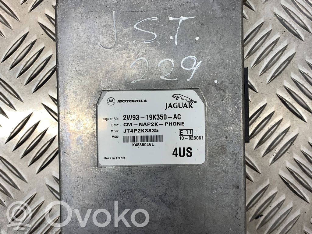 Unité de commande, module téléphone   2W9319K350AC,JT4P2K3835