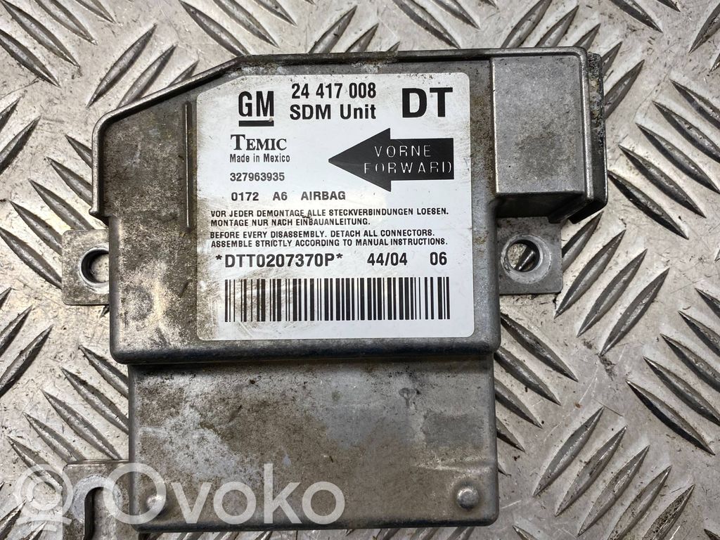 Opel Combo C Airbag control unit/module 