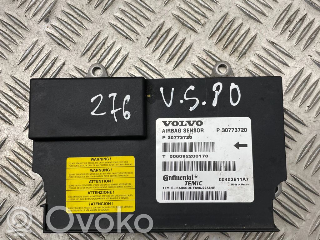 Volvo S80 Airbag control unit/module 