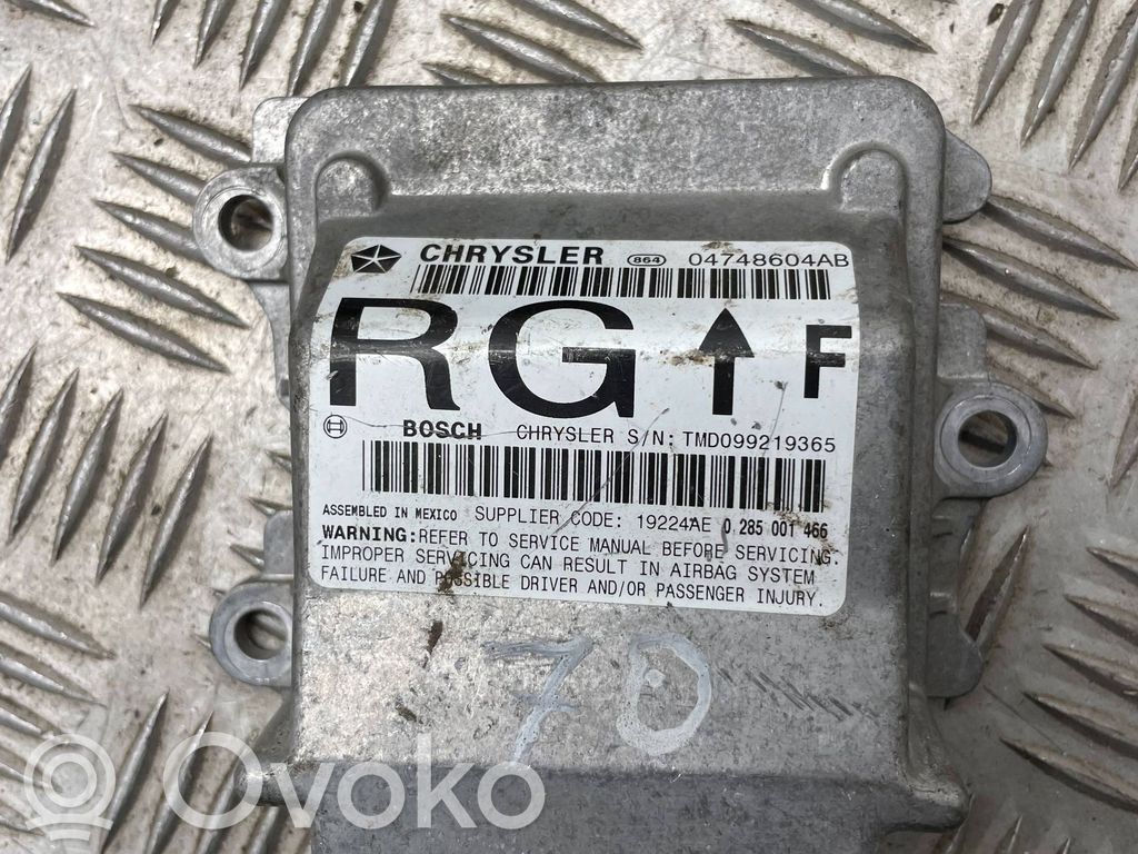 Chrysler Voyager Airbag control unit/module 