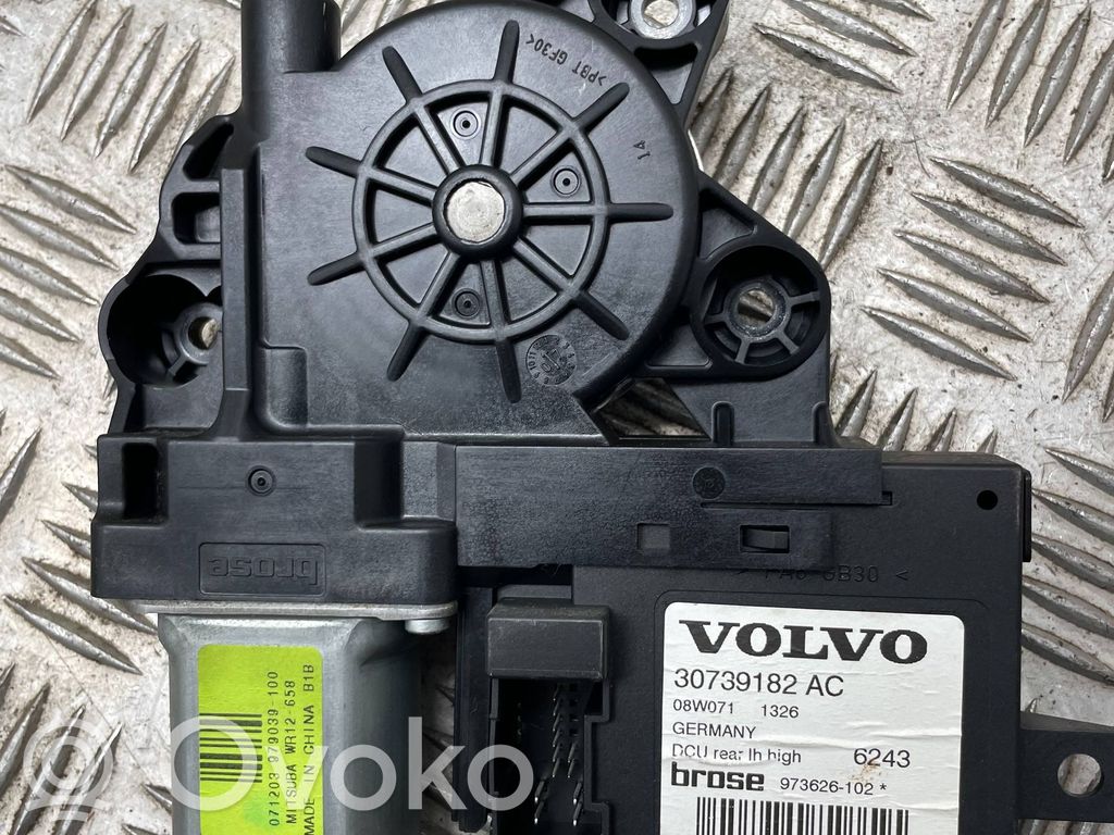 Volvo V50 Silniczek podnoszenia szyby drzwi tylnych 