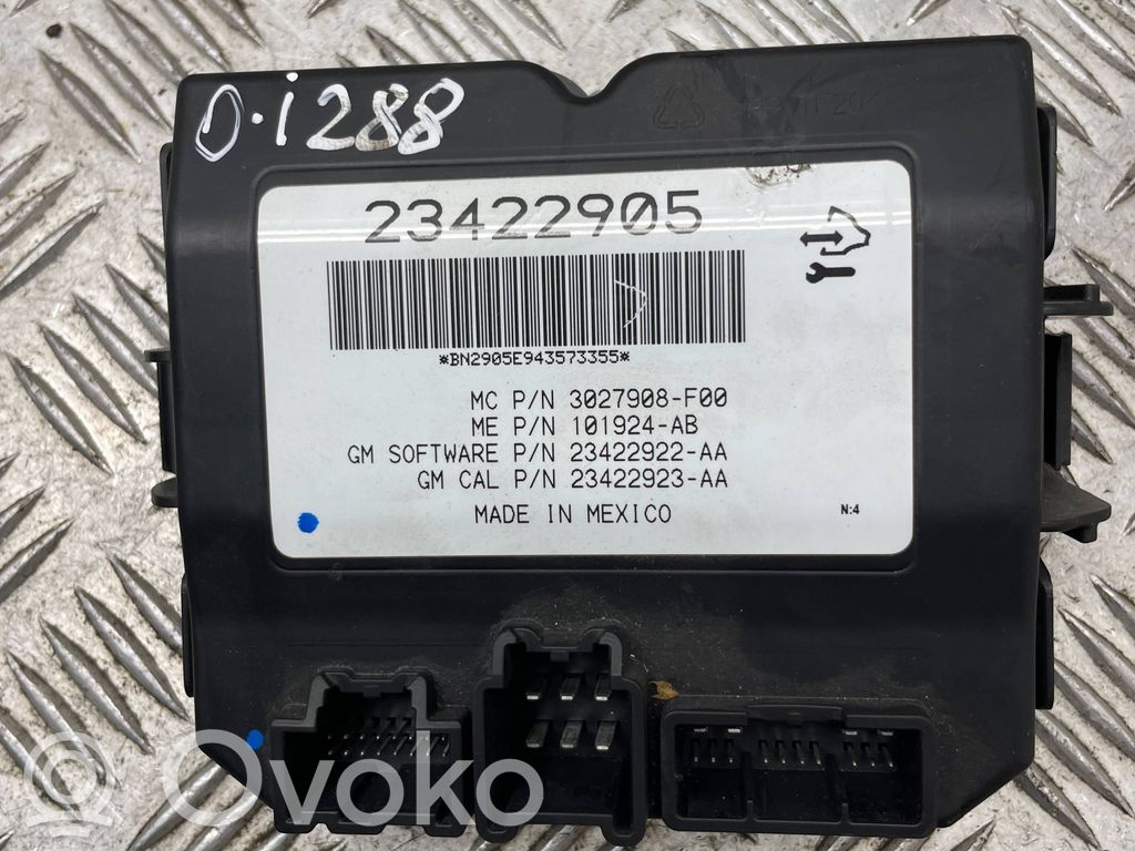 Opel Insignia A Tailgate/trunk control unit/module 