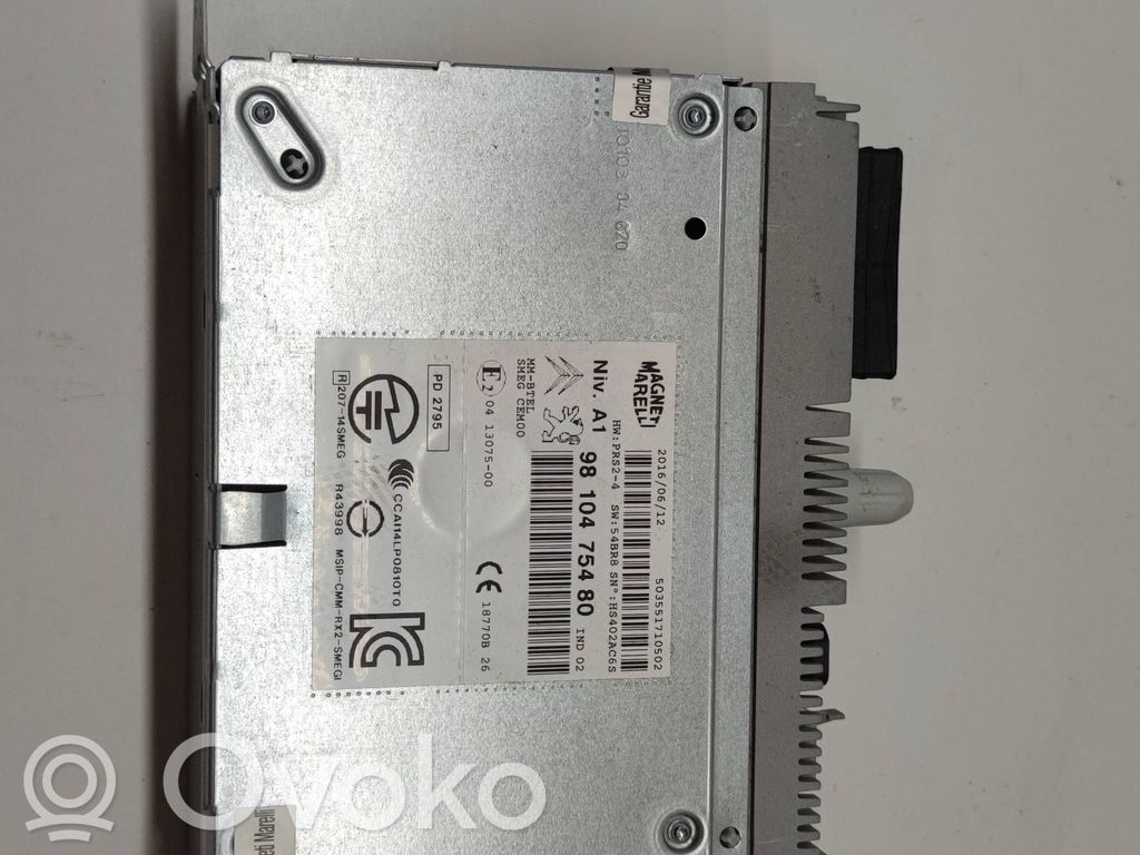 Peugeot 308 Panel / Radioodtwarzacz CD/DVD/GPS 