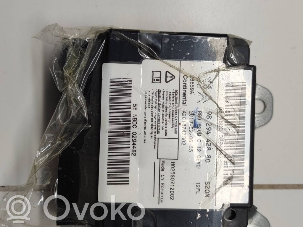 Citroen C3 Airbag control unit/module 