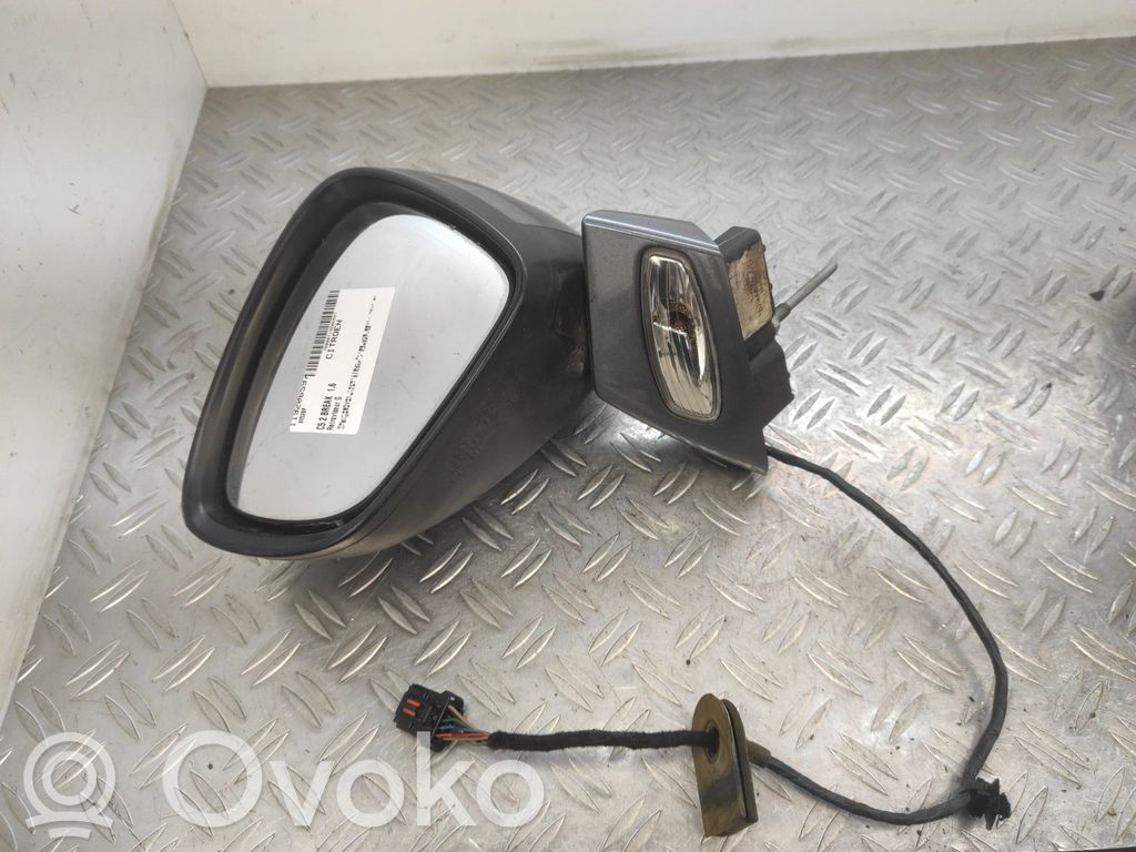 Citroen C5 Manualne lusterko boczne drzwi przednich 
