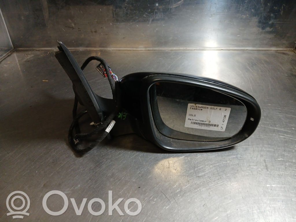 Volkswagen Golf VI Oglindă exterioară manuală 