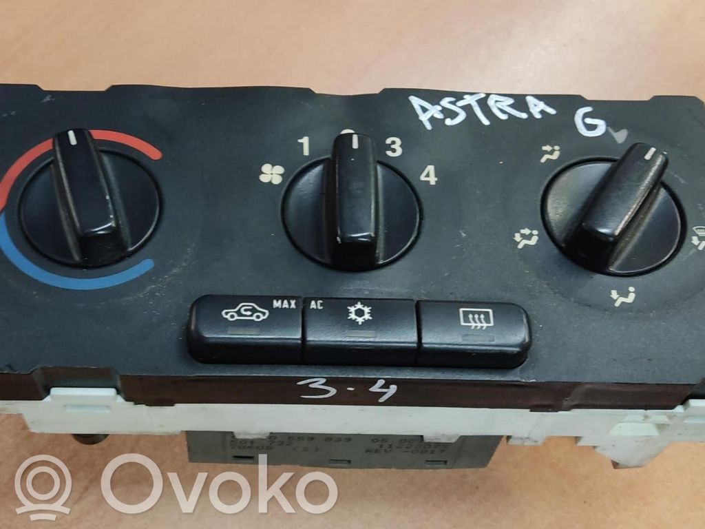 Opel Astra G Panel klimatyzacji / Ogrzewania 