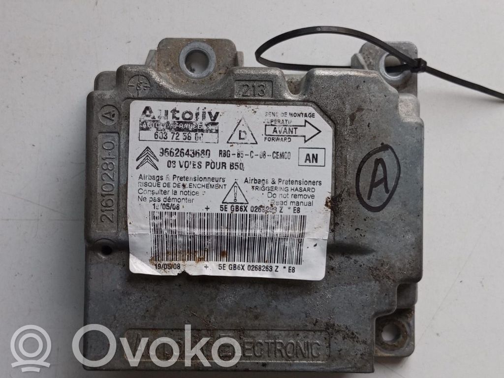 Citroen C4 I Sterownik / Moduł Airbag 