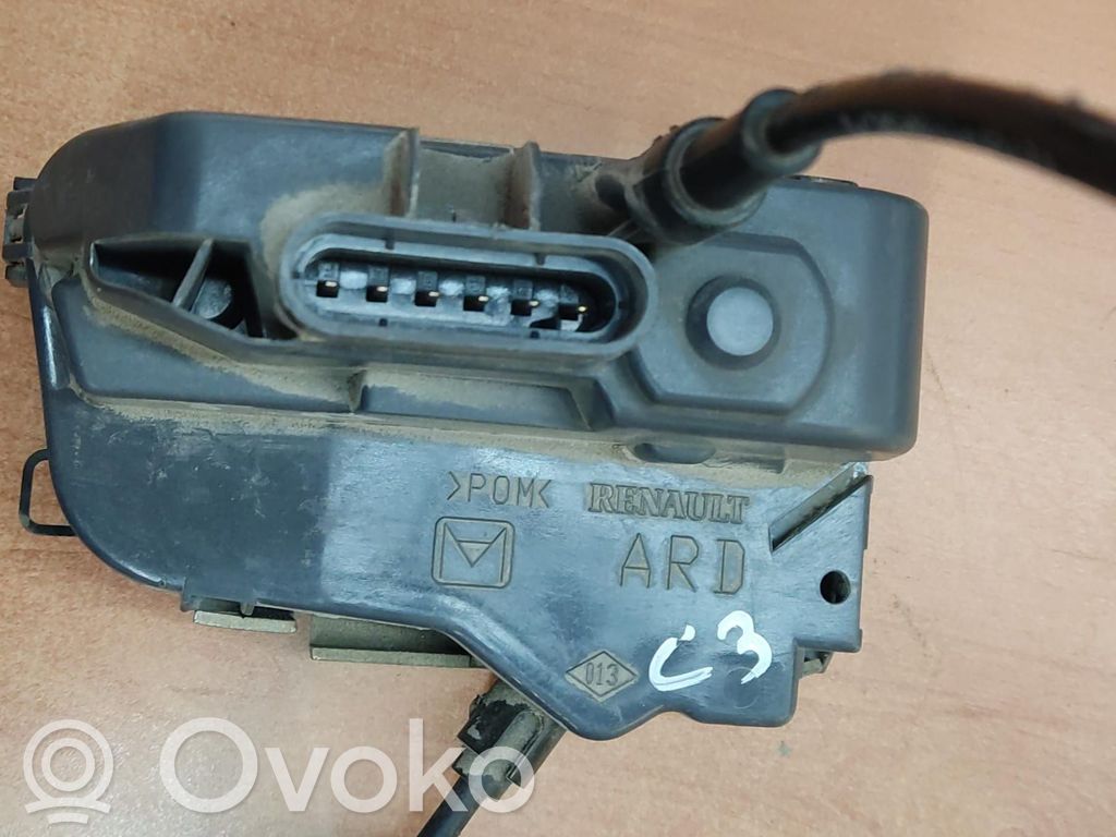 Citroen C3 Zamek drzwi tylnych 