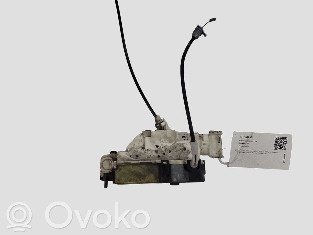 Zamek drzwi tylnych   9656633680E00