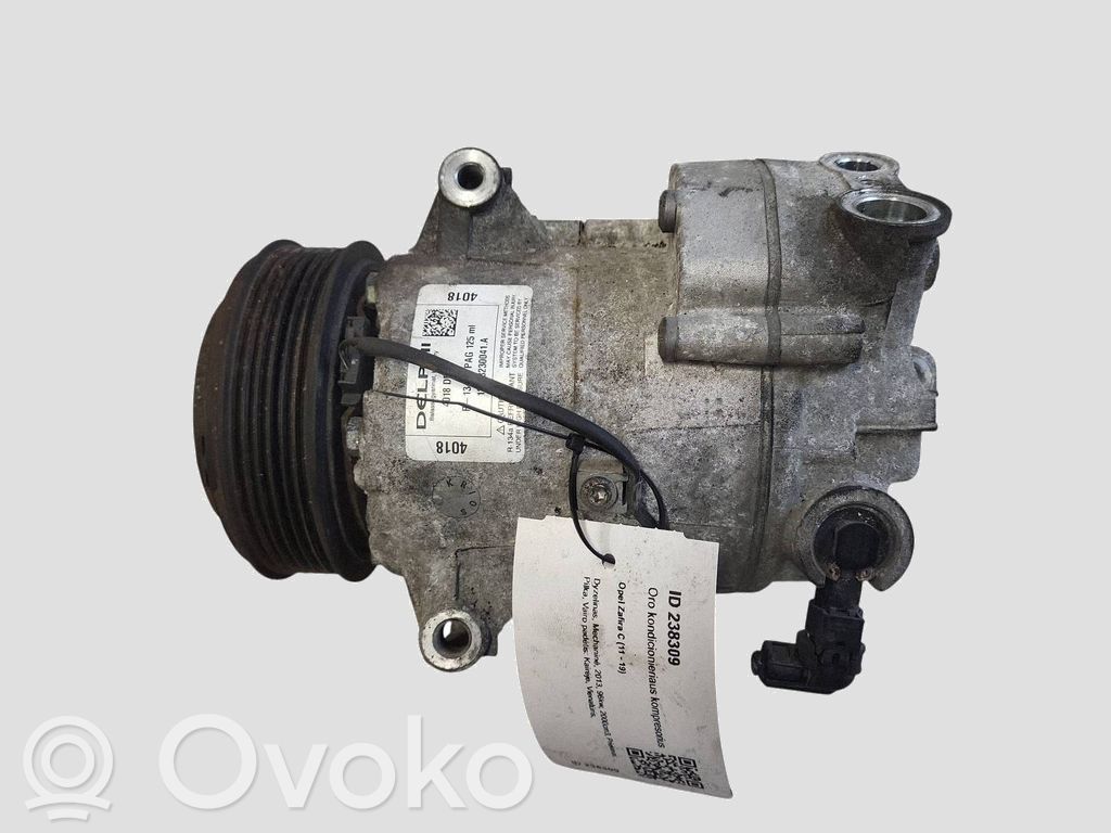 Opel Zafira C Compressore aria condizionata (A/C) (pompa) 