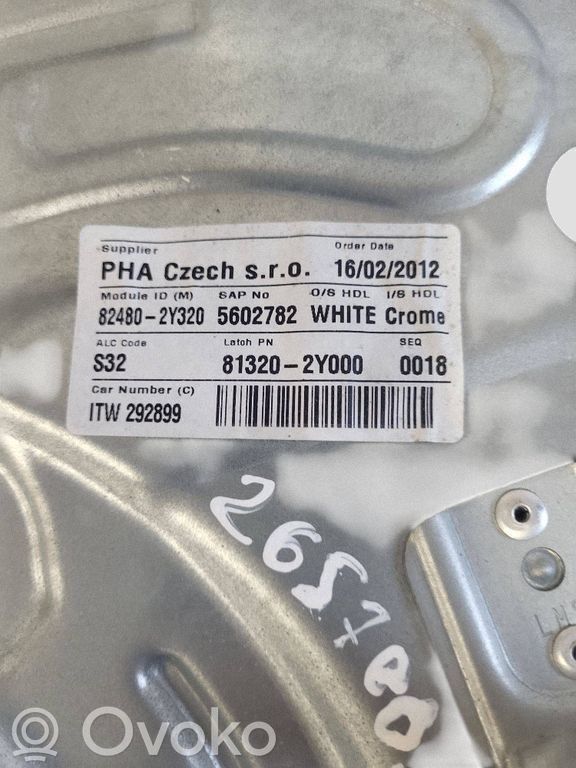 Hyundai ix35 Macara geam față fără motor 