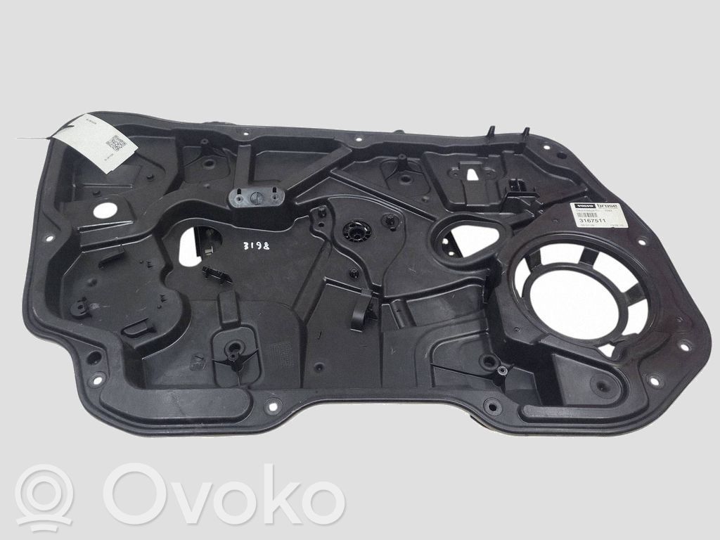 Volvo S60 Meccanismo di sollevamento del finestrino anteriore senza motorino 