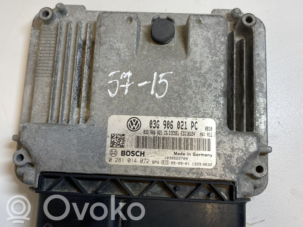 Volkswagen Caddy Engine control unit/module 