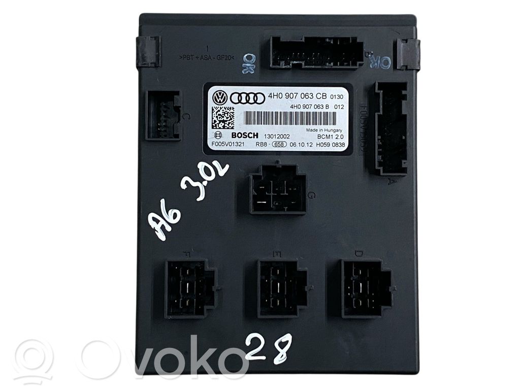 Audi A6 S6 C7 4G Module confort 