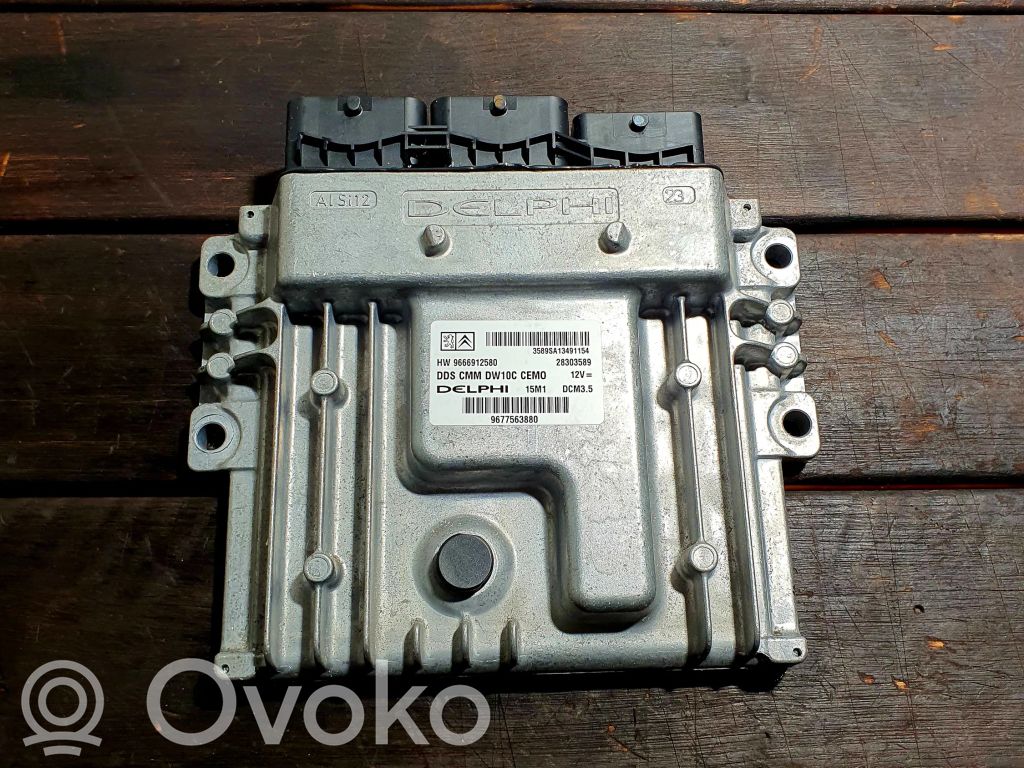 Engine control unit/module   9666912580,9677563880