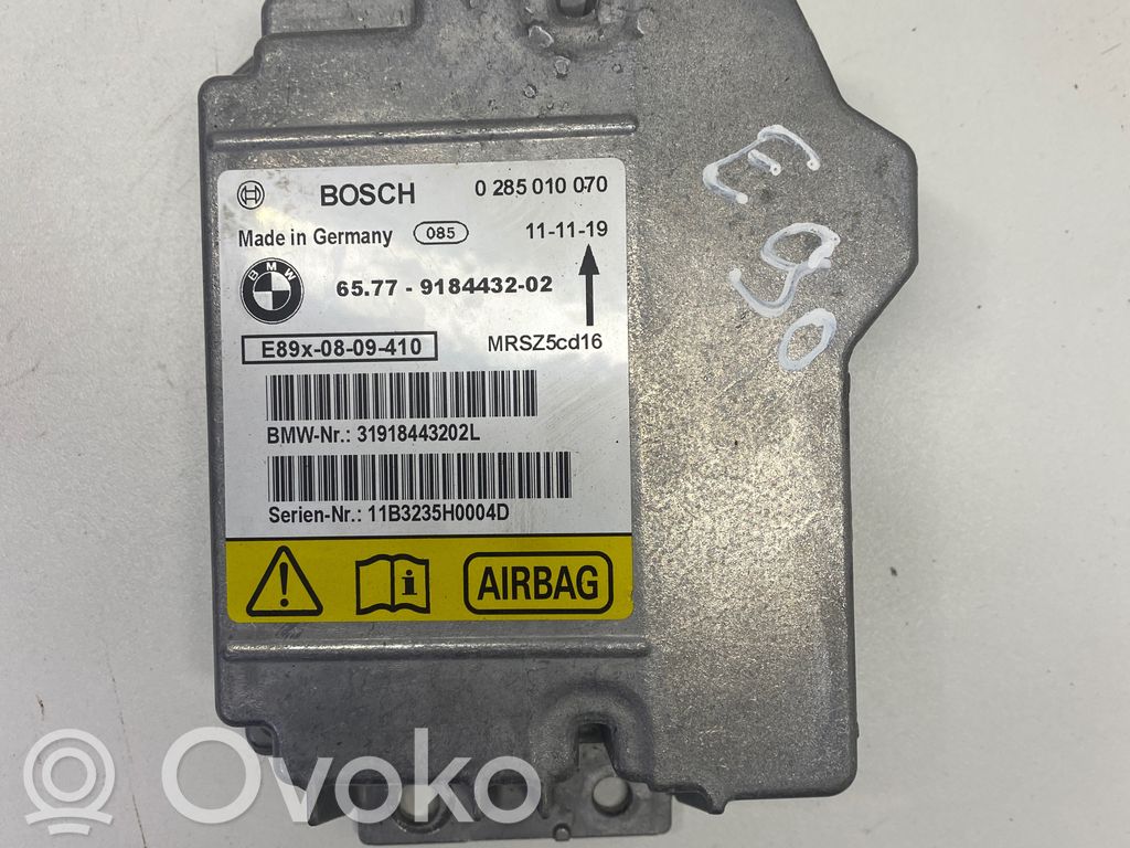 Airbag control unit/module   31918443202L,0285010070,MRSZ5CQ16,9184432