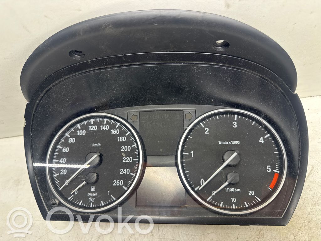 BMW 3 E90 E91 Speedometer (instrument cluster) 