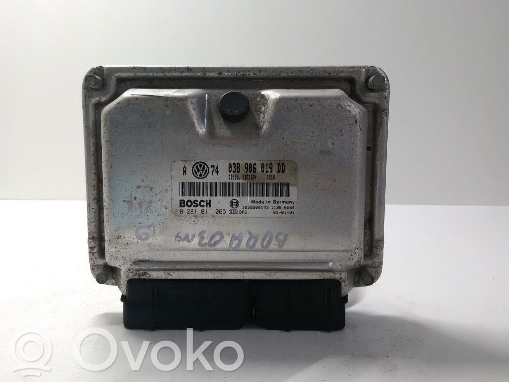 Engine control unit/module   038906019DD,0281011065