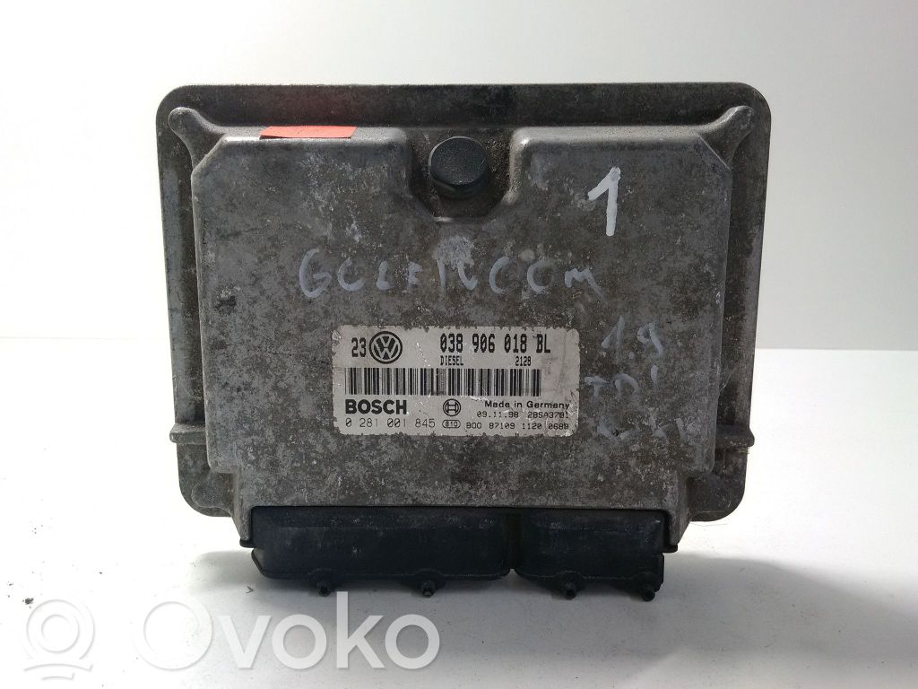 Engine control unit/module   038906018BL,0281001845