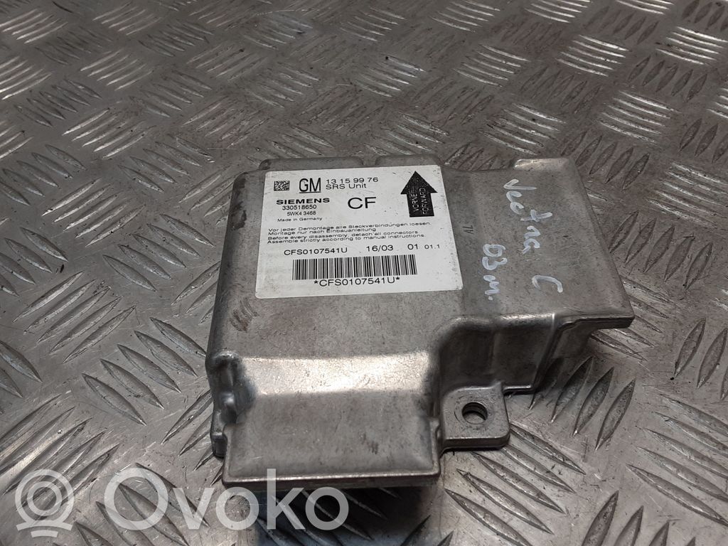 Opel Vectra C Airbag control unit/module 