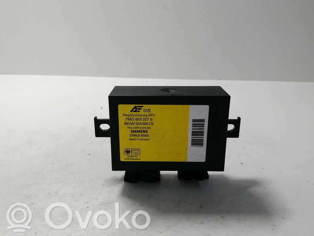 Volkswagen Sharan Immobilizer control unit/module 