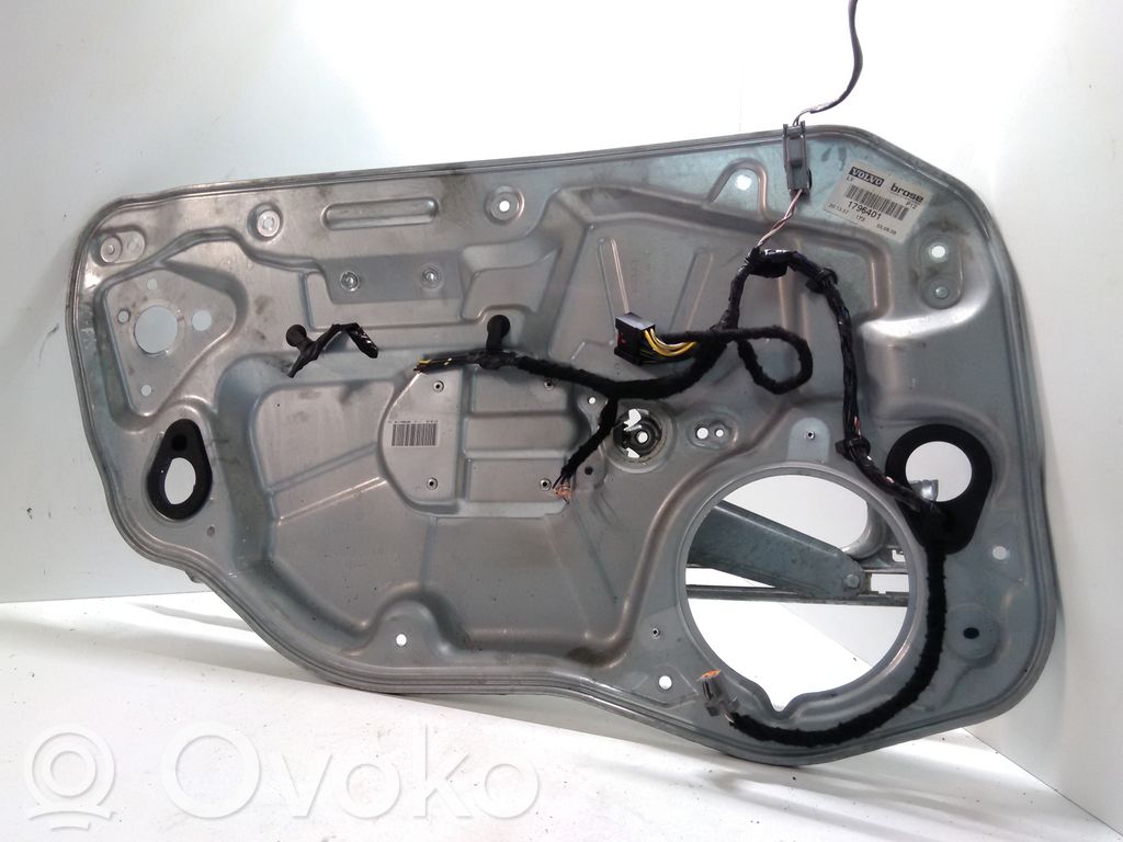 Volvo V50 Mechanizm podnoszenia szyby przedniej bez silnika 
