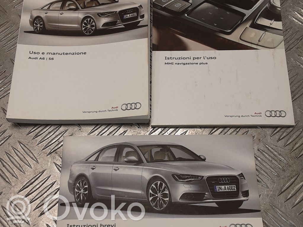 Audi A6 S6 C7 4G Carte/manual proprietar cu istoric service 