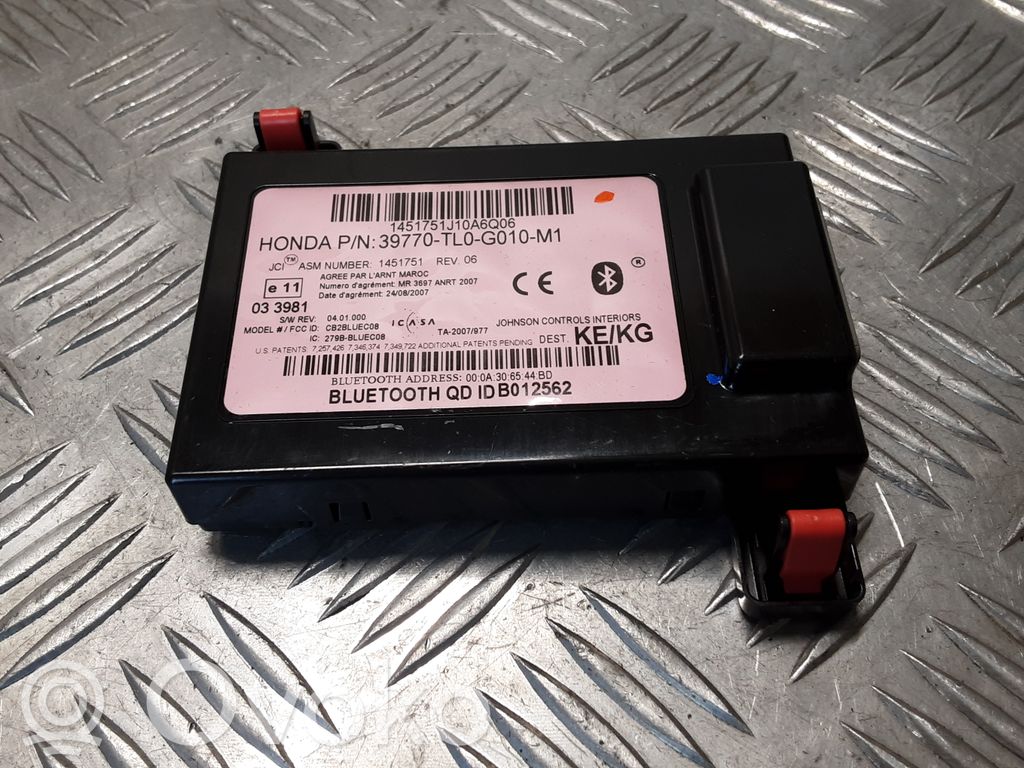 Honda Accord Bluetooth control unit module 