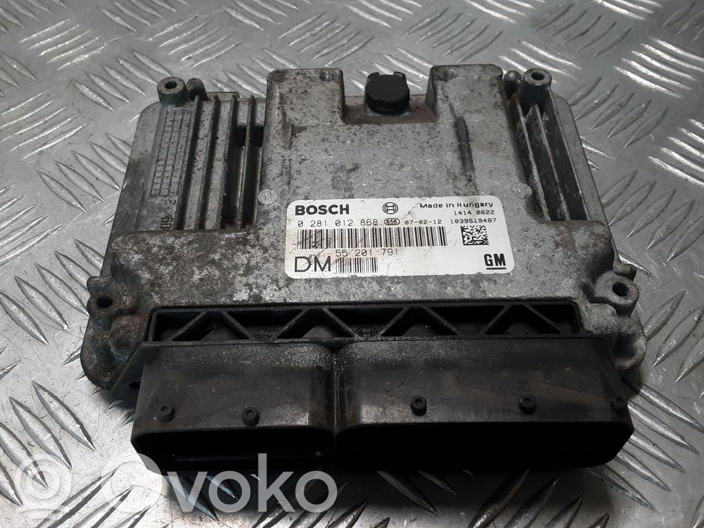 Engine control unit/module   55201791,0281012868