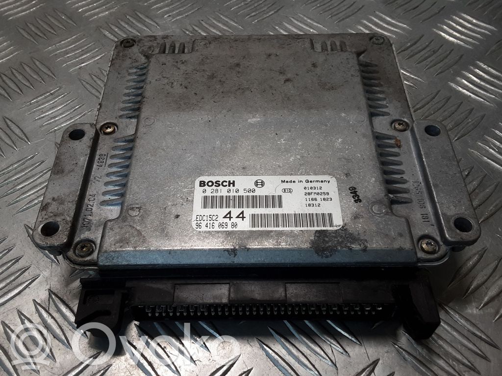 Engine control unit/module   9641606980,0281010500