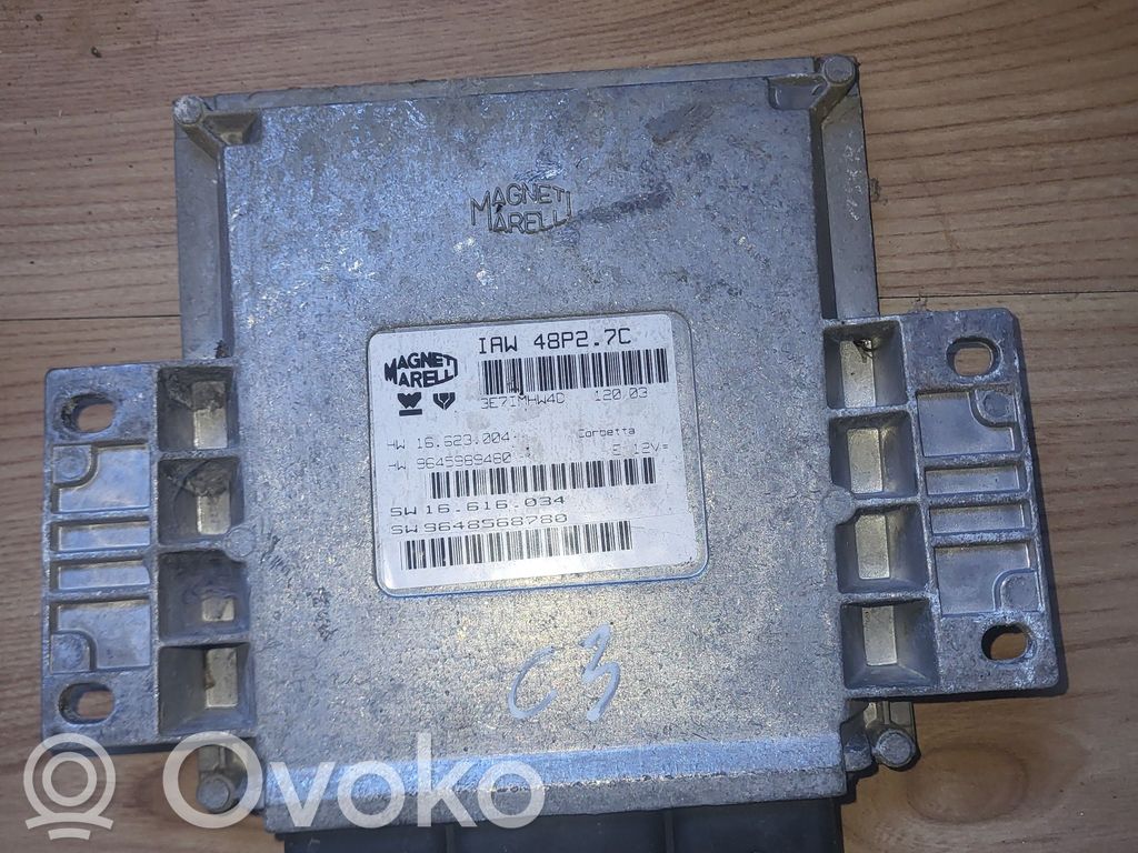 Engine control unit/module   9648568780,9645989480
