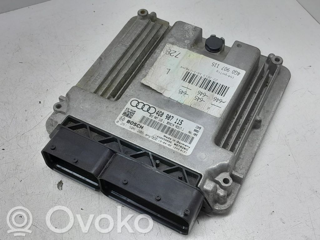 Engine control unit/module   4G0907115,8K2907115L,0261S06206
