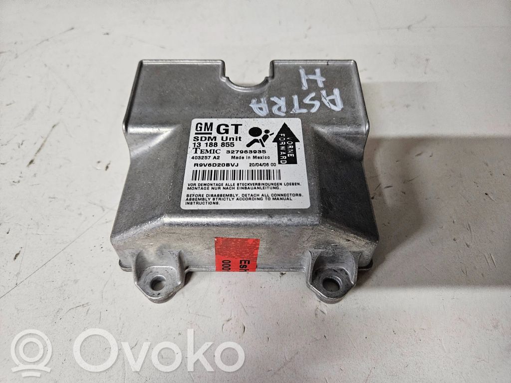 Opel Astra H Airbag control unit/module 