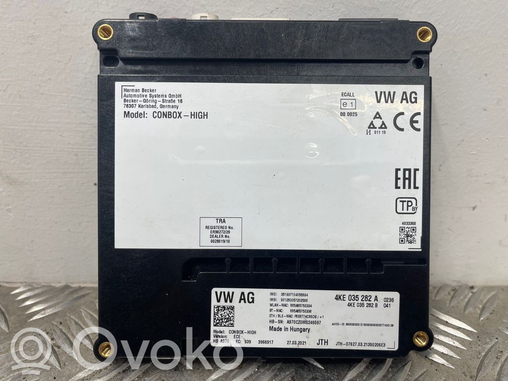 Other control units/modules   4KE035282A