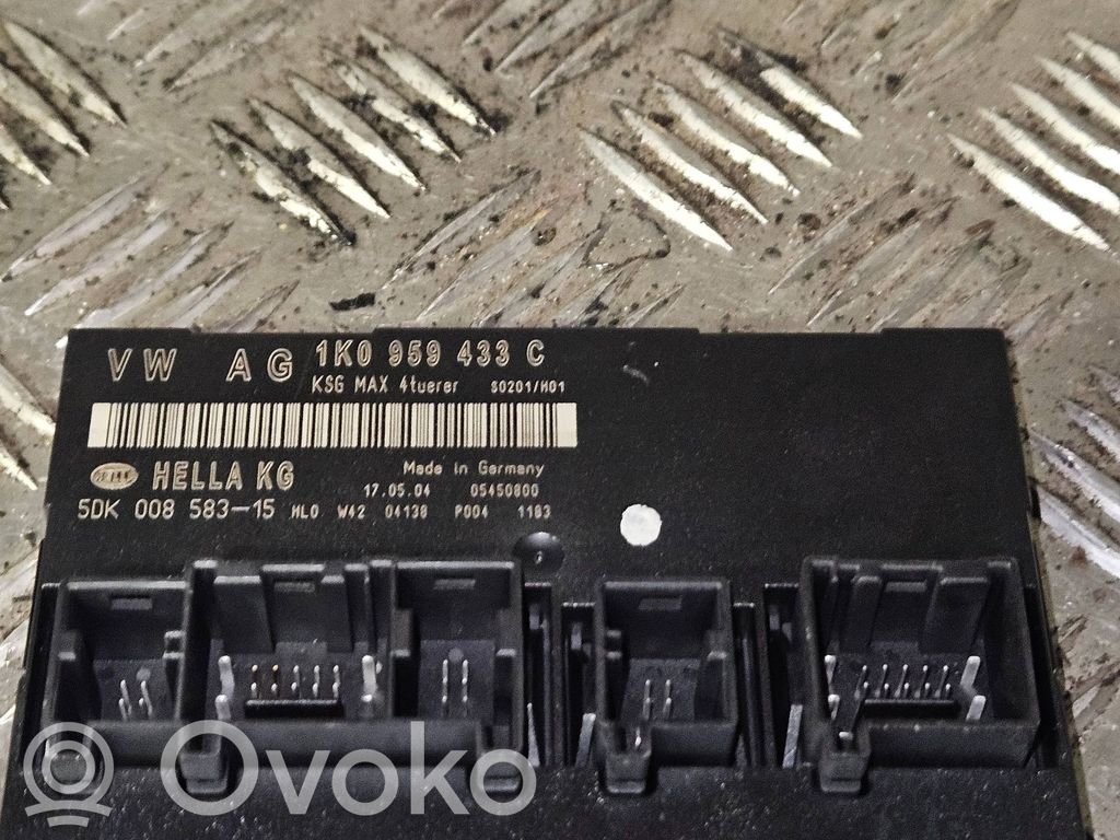 Module confort   1K0959433C,05450800,00858315,1K0959433CA,1K0959433CD