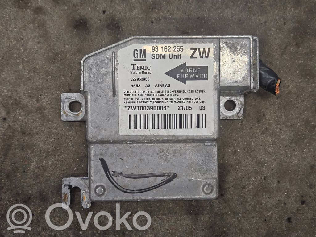 Opel Tigra B Airbag control unit/module 