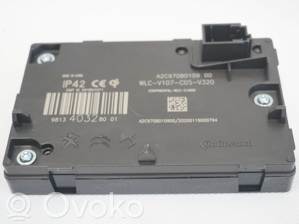 Peugeot 3008 II Wireless charging module 